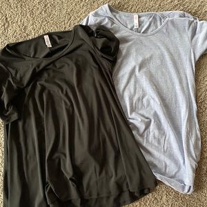 Solid black and blue perfect t medium